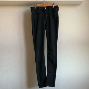 High rise skinny jeans